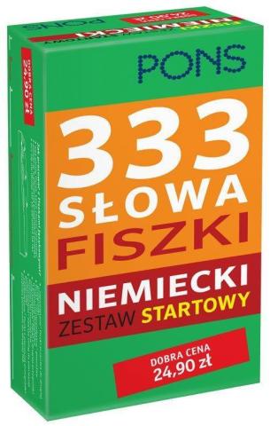 333 Słowa Fiszki. Niemiecki Zestaw startowy PONS