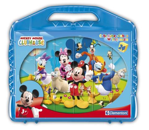 Klocki Cubes 24 Klub Przyjaciół Myszki Mickey