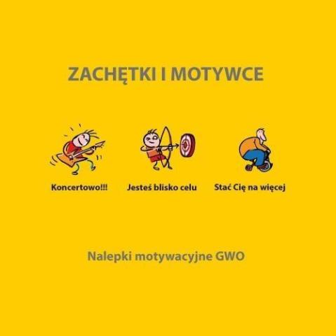 Zachętki i motywce ogólne - 192 naklejki GWO