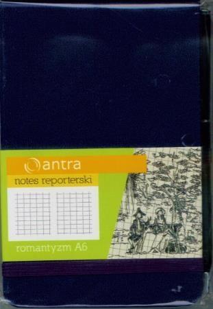 Notes Reporterski A6 Kratka Romantyzm Granat ANTRA