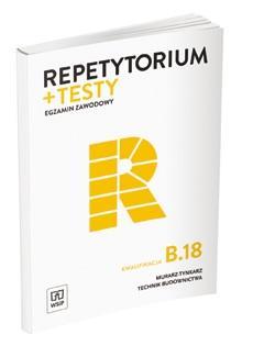 Repetytorium i testy egz. Murarz - tynkarz kw.B.18