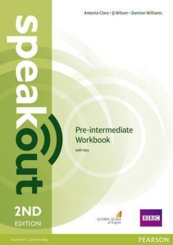 Speakout 2ed Pre-Intermediate WB with key PEARSON