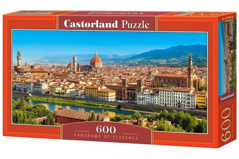 Puzzle 600 Panorama Florencji CASTOR