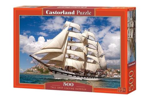 Puzzle 500 Tall Ship Leaving Harbour CASTOR