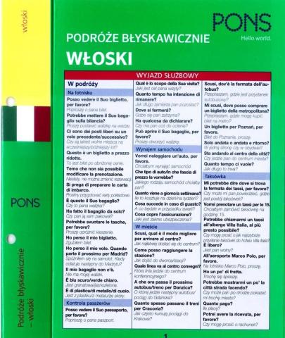 Podróże błyskawicznie. Włoski