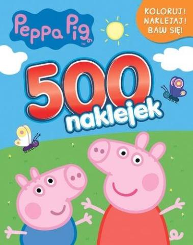 Świnka Peppa. 500 naklejek