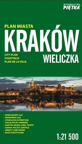 Kraków,Wieliczka 1:21 500 plan miasta PIĘTKA