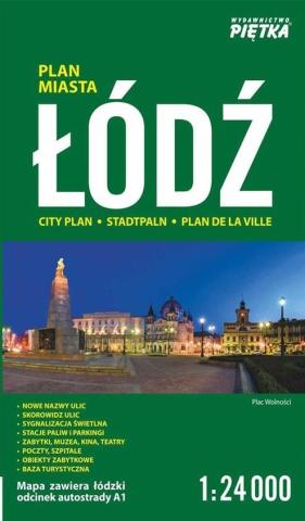 Łódź 1:24 000 plan miasta PIĘTKA