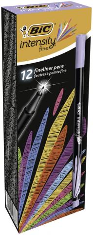 Cienkopis Intenstity fine - liliowy (12szt) BIC