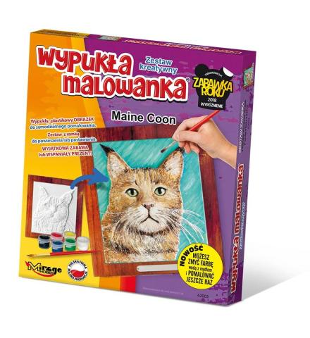 Wypukła malowanka Koty - Maine Coon