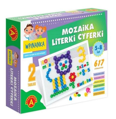 Wpinanka - Mozaika Literki i Cyferki ALEX