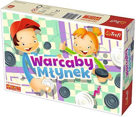 Warcaby/młynek ilustrowany TREFL