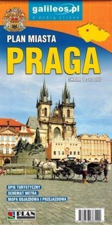 Plan miasta - Praga 1:10 000