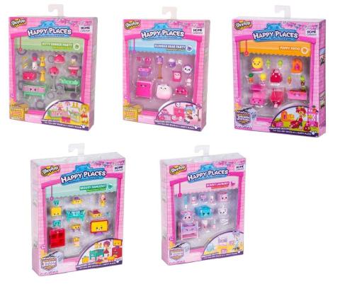 Shopkins HappyPlaces S2 Zestaw dekoratora, mix