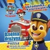 Psi Patrol. Dzielna drużyna-układanka, kolorowanka