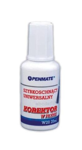 Korektor w pędzelku 20ml (12szt) PENMATE