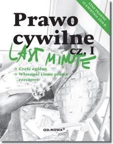 Last Minute Prawo Cywilne cz.1 wyd. 2018