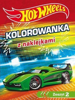 Hot Wheels. Kolorowanka z naklejkami. Zeszyt 2