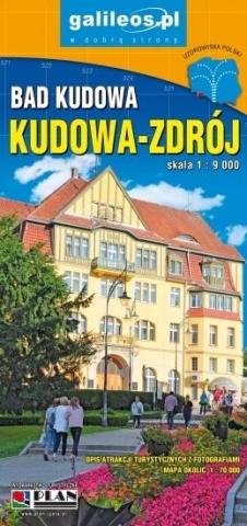 Plan miasta - Kudowa-Zdrój 1:9 000 PL/DE