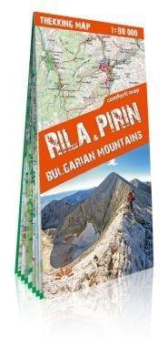 Mapa trekkingowa - Riła i Piryn. Góry Bułgarii