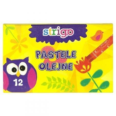 Pastele olejne 12 kolorów STRIGO