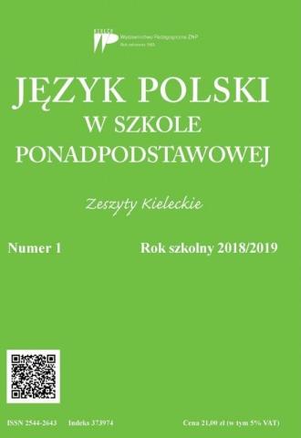 Język polski w szkole ponadpodst. nr 1 2018/2019