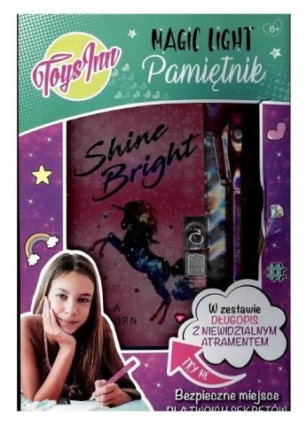 Pamiętnik Magic Light Unicorn STnux