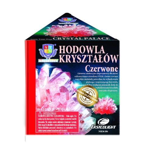 Hodowla kryształów czerwone 4M