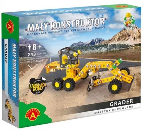 Mały Konstruktor Maszyny Budowlane - Grader ALEX