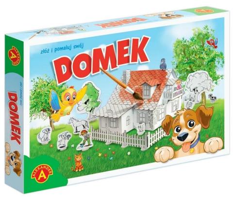 Domek do malowania z Pieskiem ALEX