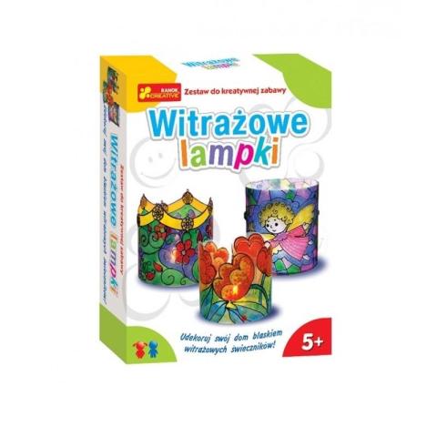 Witrażowe lampki