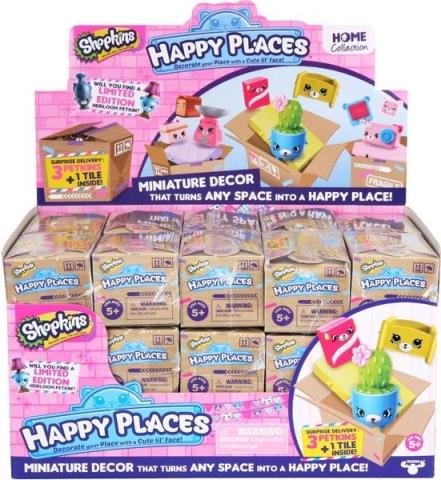 Shopkins HappyPlaces S1 Niespodzianka 3-pak(30szt)