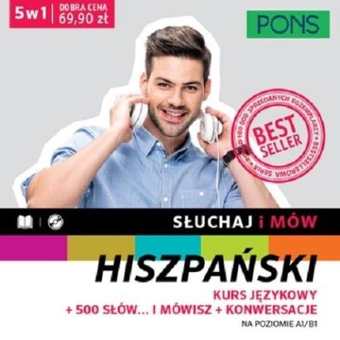 Pakiet: Słuchaj i mów. Hiszpański 5w1