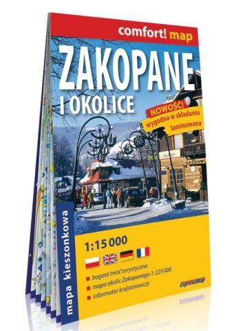 Comfort! map Zakopane i okolice 1:15 000 mapa