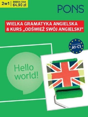 Pakiet: Angielski 2w1 Kurs + gramatyka PONS