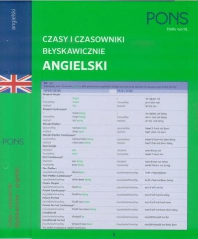 Czasy i czasowniki błyskawicznie. Angielski PONS