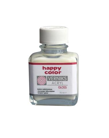 Werniks akrylowy 75ml przeźroczysty HAPPY COLOR