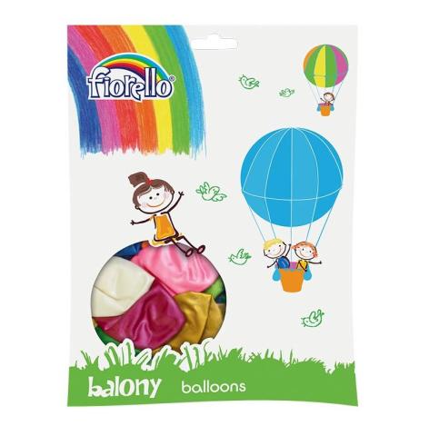 Balony Metal 12" mix 100szt FIORELLO