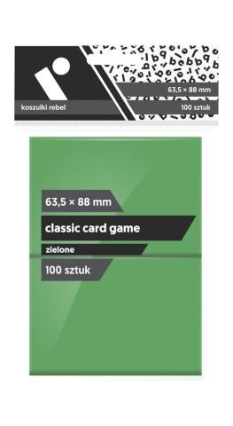 Koszulki CCG zielone 63,5x88 (100sztuk) REBEL