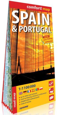 Comfort! map Spain & Portugal mapa samochodowa