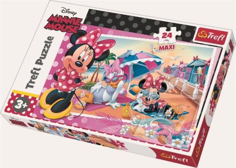 Puzzle 24 maxi Wakacje Minnie TREFL