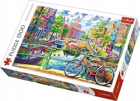 Puzzle 1500 Kanał Amsterdamski TREFL