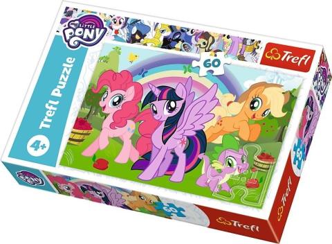 Puzzle 60 Tęczowa przyjaźń My little Pony TREFL