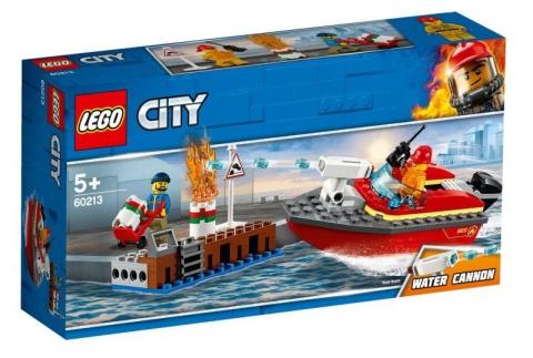 Lego CITY 60213 Pożar w dokach