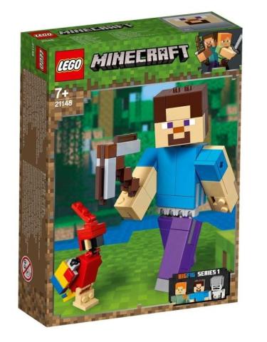 Lego MINECRAFT 21148 Steve z papugą