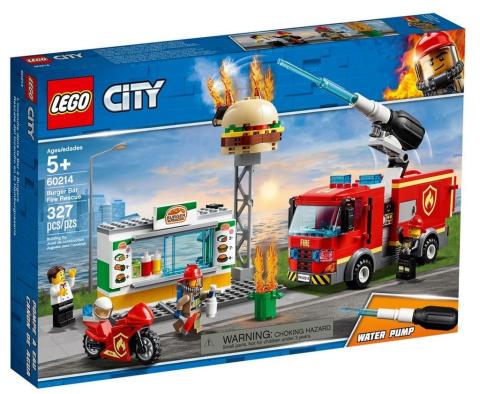 Lego CITY 60214 Na ratunek w płonącym barze