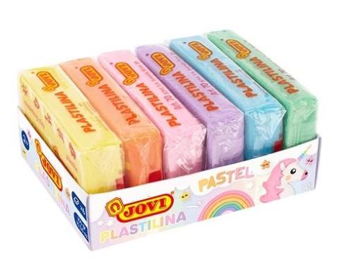 Plastelina 6 kolorów 50gr. pastelowa JOVI