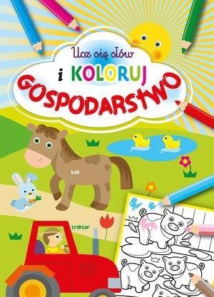 Ucz się słów i koloruj. Gospodarstwo