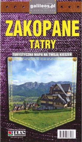 Plan kieszonkowy - Zakopane, Tatry