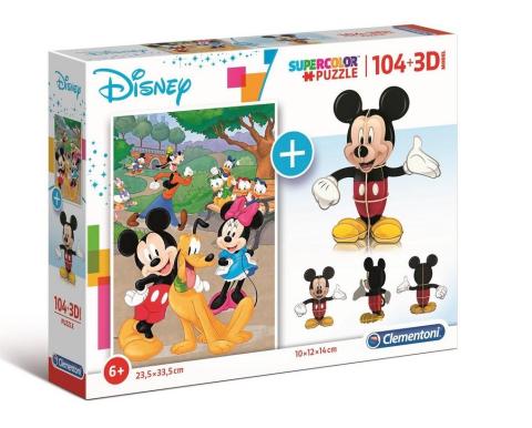 Puzzle 104 3D model Mickey Mouse